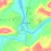 Saltsburg topographic map, elevation, terrain