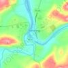 Saltsburg topographic map, elevation, terrain