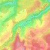 Gladbach topographic map, elevation, terrain