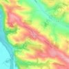 Goyrans topographic map, elevation, terrain