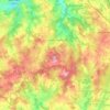 Château-Chervix topographic map, elevation, terrain