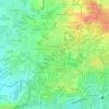 BF Homes Caloocan topographic map, elevation, terrain
