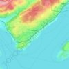 Meggen topographic map, elevation, terrain