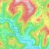 La Grand-Combe topographic map, elevation, terrain