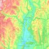 Franklin County topographic map, elevation, terrain