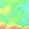 Coulonces topographic map, elevation, terrain