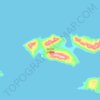 Igitkin Island topographic map, elevation, terrain