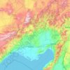 Adana topographic map, elevation, terrain