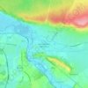 Saint-Amand-Montrond topographic map, elevation, terrain