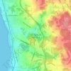 São Félix da Marinha topographic map, elevation, terrain