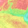 Bydgoszcz topographic map, elevation, terrain