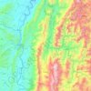 Guaduas topographic map, elevation, terrain