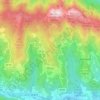 Onzo topographic map, elevation, terrain