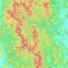 Kaeng Krachan National Park topographic map, elevation, terrain