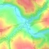 Казначеево topographic map, elevation, terrain