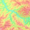 Cheatham County topographic map, elevation, terrain