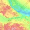 Horton topographic map, elevation, terrain