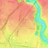 Sunshine North topographic map, elevation, terrain