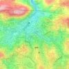 New Lucban topographic map, elevation, terrain