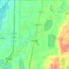 Hugo topographic map, elevation, terrain