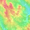 Alignan-du-Vent topographic map, elevation, terrain