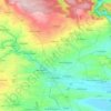 Greußen topographic map, elevation, terrain