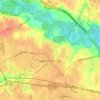 Highland Springs topographic map, elevation, terrain