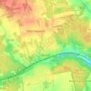 Mrozy topographic map, elevation, terrain