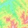 Kishim topographic map, elevation, terrain