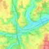 Hertford topographic map, elevation, terrain
