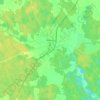 Wielbark topographic map, elevation, terrain