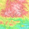 Park Krajobrazowy Dolinki Krakowskie topographic map, elevation, terrain
