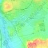 Sandford-on-Thames topographic map, elevation, terrain