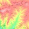 Carmena topographic map, elevation, terrain
