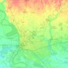 Parroquia de Baton Rouge Este topographic map, elevation, terrain