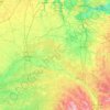 Loiret topographic map, elevation, terrain
