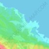 Mahu küla topographic map, elevation, terrain