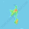 Rotoroa Island topographic map, elevation, terrain
