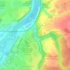 Fontenoy-sur-Moselle topographic map, elevation, terrain