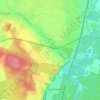 Wiry topographic map, elevation, terrain