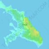 Prangli topographic map, elevation, terrain