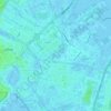 Rijnsburg topographic map, elevation, terrain