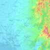 Angat River topographic map, elevation, terrain