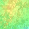 Nyírlugos topographic map, elevation, terrain