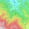 Kakopetria topographic map, elevation, terrain