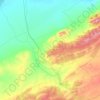 Aïn Maabed topographic map, elevation, terrain