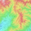 Koshu topographic map, elevation, terrain