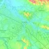 Krosno topographic map, elevation, terrain
