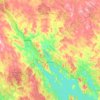 Nurmes topographic map, elevation, terrain