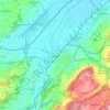 Payerne topographic map, elevation, terrain